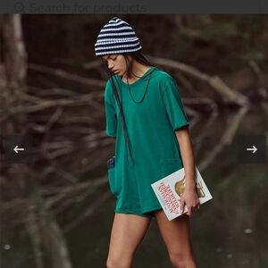 Free People Hot Shot Tee Romper